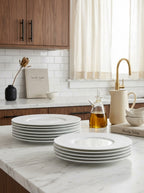 Cosmo - Service De 12 Pièces En Porcelaine Fine - Blanc