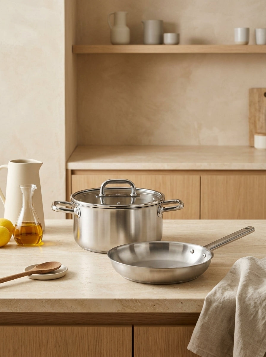 Symphonie - Set De 3 Pièces En Inox - 24cm - Argenté
