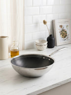 Hera - Wok Triplex Antiadhésive - Noir/Argenté - 2 Tailles