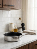 Hera - Sauteuse Triplex Antiadhésive - 28x8Cm - Noir/Argenté