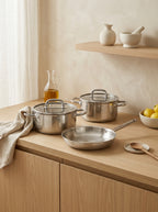 Mirage - Set De 5 Pièces En Inox - 20/24/28cm - Argenté