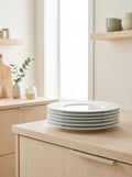 Solène - Lot De 6 Assiettes À Dessert - Ø23,5Cm - Blanc