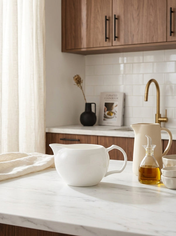 Taidu Ii - Bone China Creamer - 28Cl - White