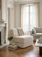 1-Seater Convertible Sofa Bed Origami - White