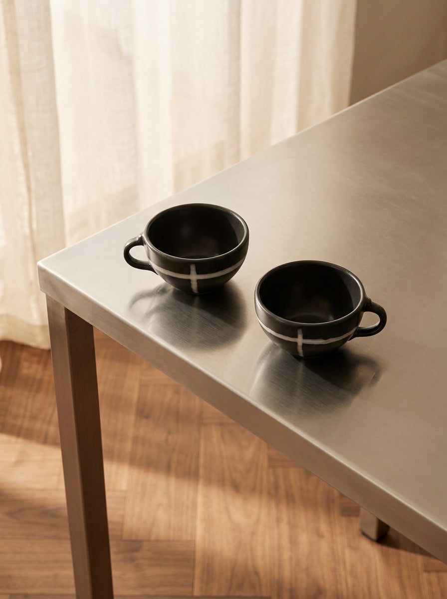 Zuma - Lot De 2 Tasses À Espresso - Porcelaine - Pacific