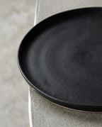 Pure - Assiette - M - Grès - Noir
