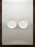 Zuma - Set of 2 Plates - XS - Porcelain - Salt