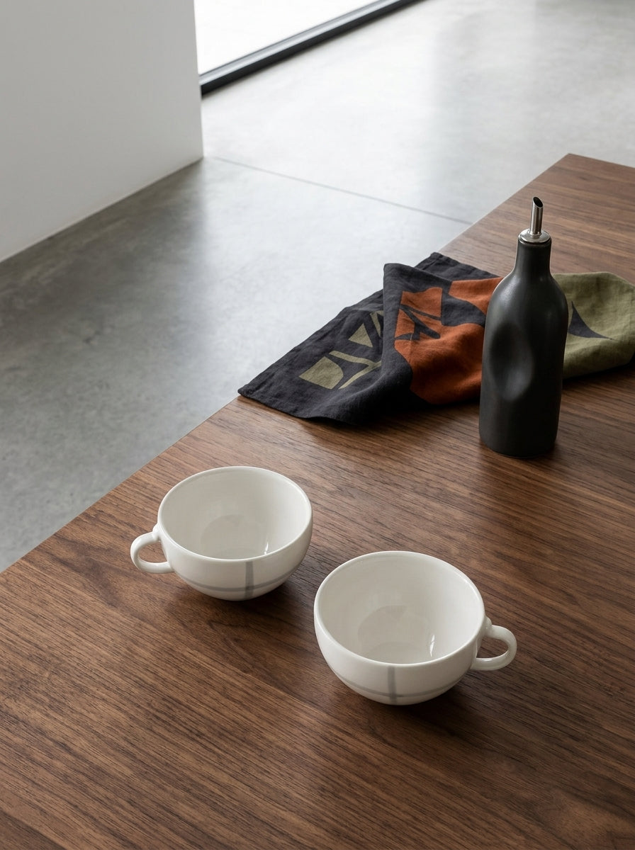 Zuma - Lot De 2 Tasses À Café - Porcelaine - Salt