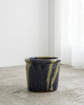 Glazed Shades - Pot De Fleurs - S - Terre Cuite - Bleu Gris