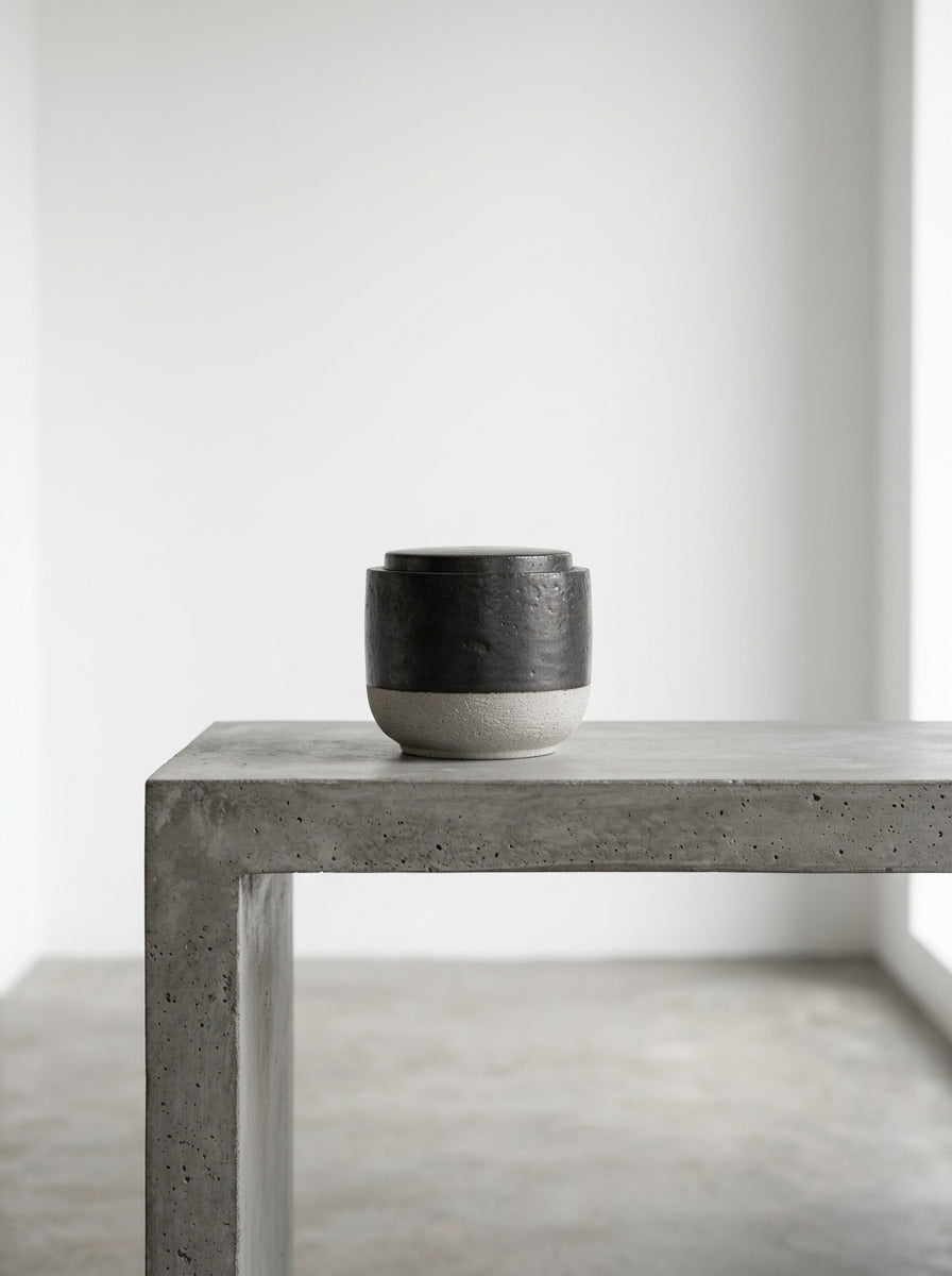 Candles Burning Wood - Geurkaars - M - Sojawas En Paraffine - Titanium