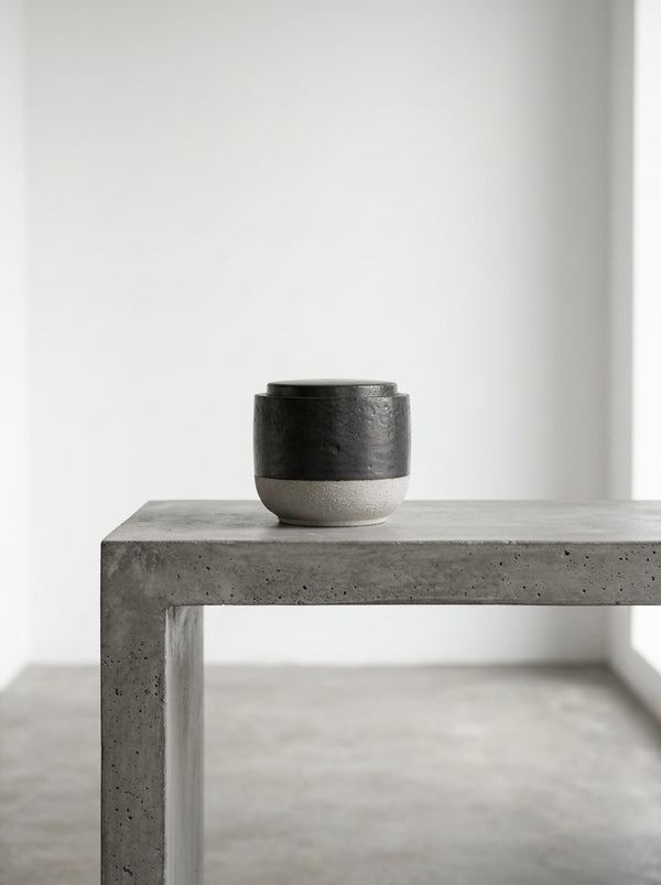 Candles Burning Wood - Scented Candle - M - Soy Wax And Paraffin - Titanium