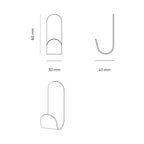 Coat hook - Le Malin - Towel holder - Cream