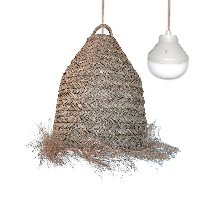 Anafi - Lámpara colgante inalámbrica - Seagrass - Beige