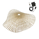 Laia - Suspension Solaire - Bambou - Beige
