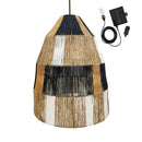 Zahara - Lámpara colgante solar - Cuerda - Beige
