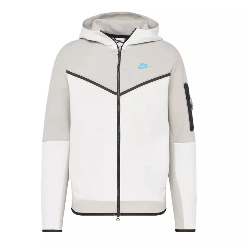 Chaqueta deportiva Tech Fleece con cremallera completa - Gris