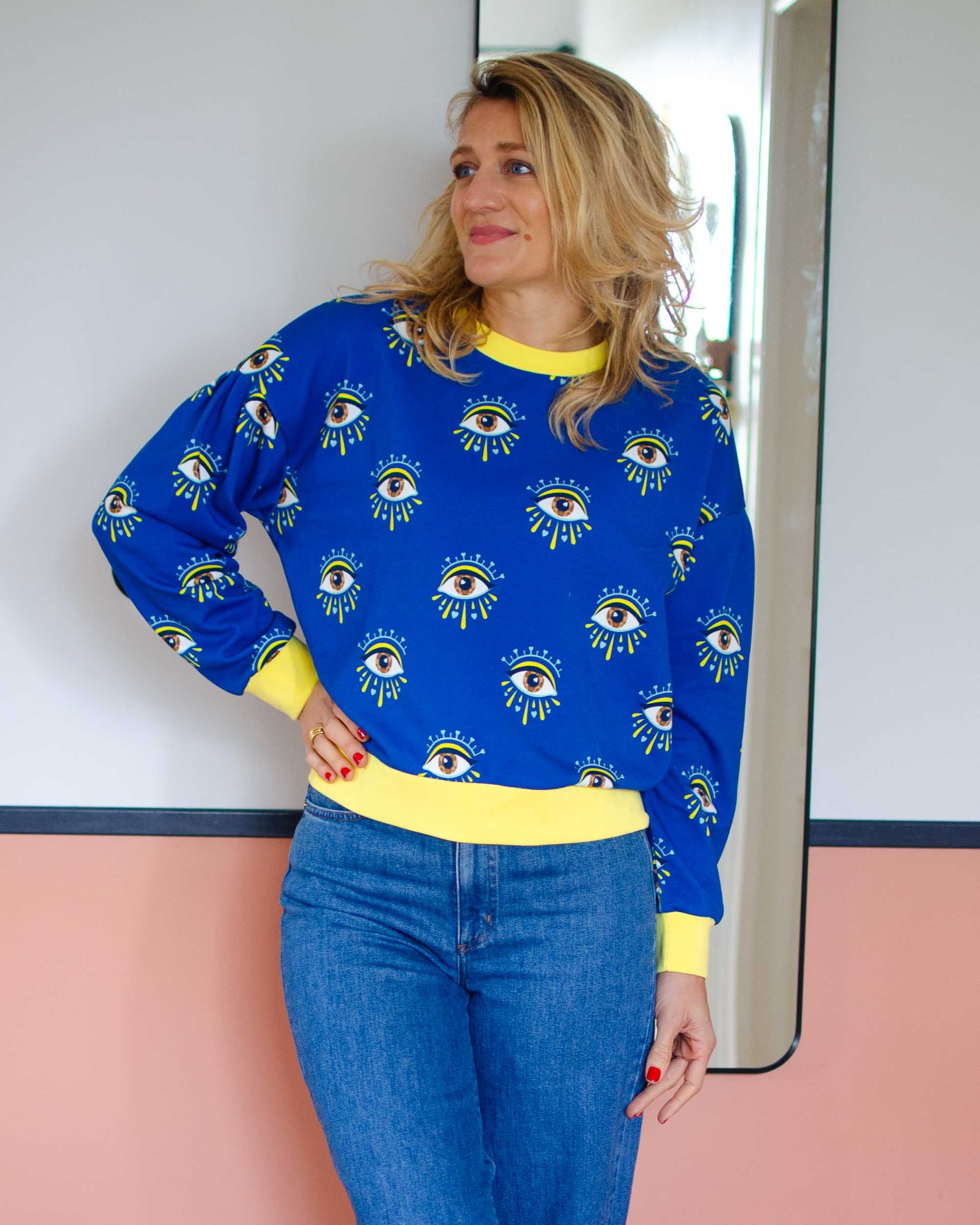 Sweat Calliope Eyes Blue