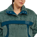 Sweat Gayel Sherpa Half Snap - Vert