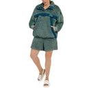 Sweat Gayel Sherpa Half Snap - Vert