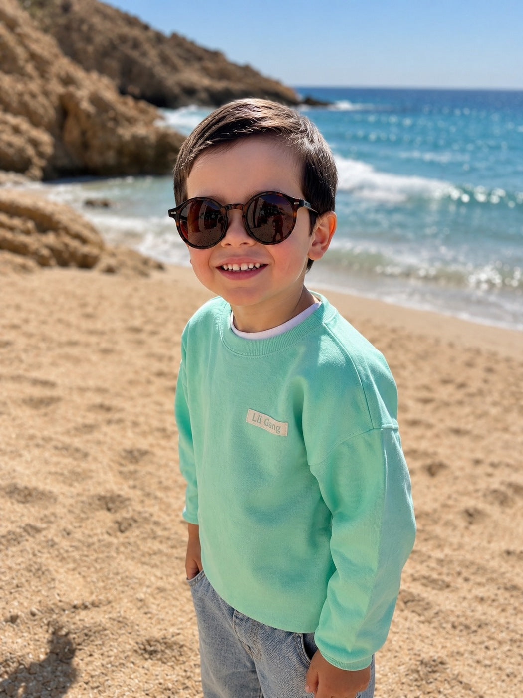 Sweat Solal Menthe - Enfant Garçon - Mint