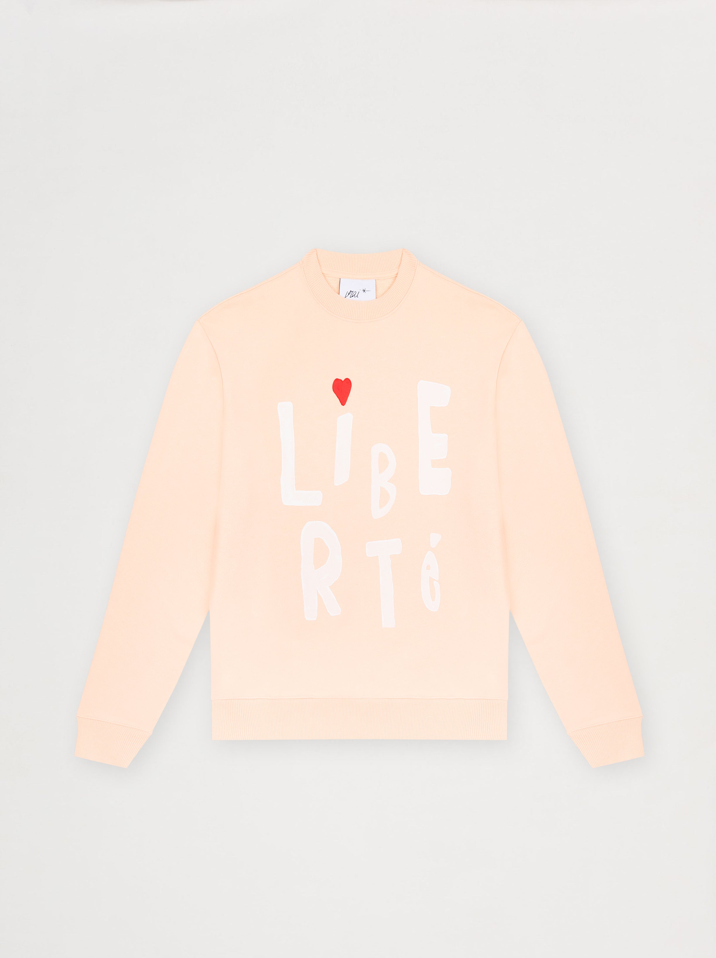 Apricot Brushstroke Unisex Sweatshirt