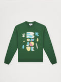 Sudadera Unisex Hola Verde