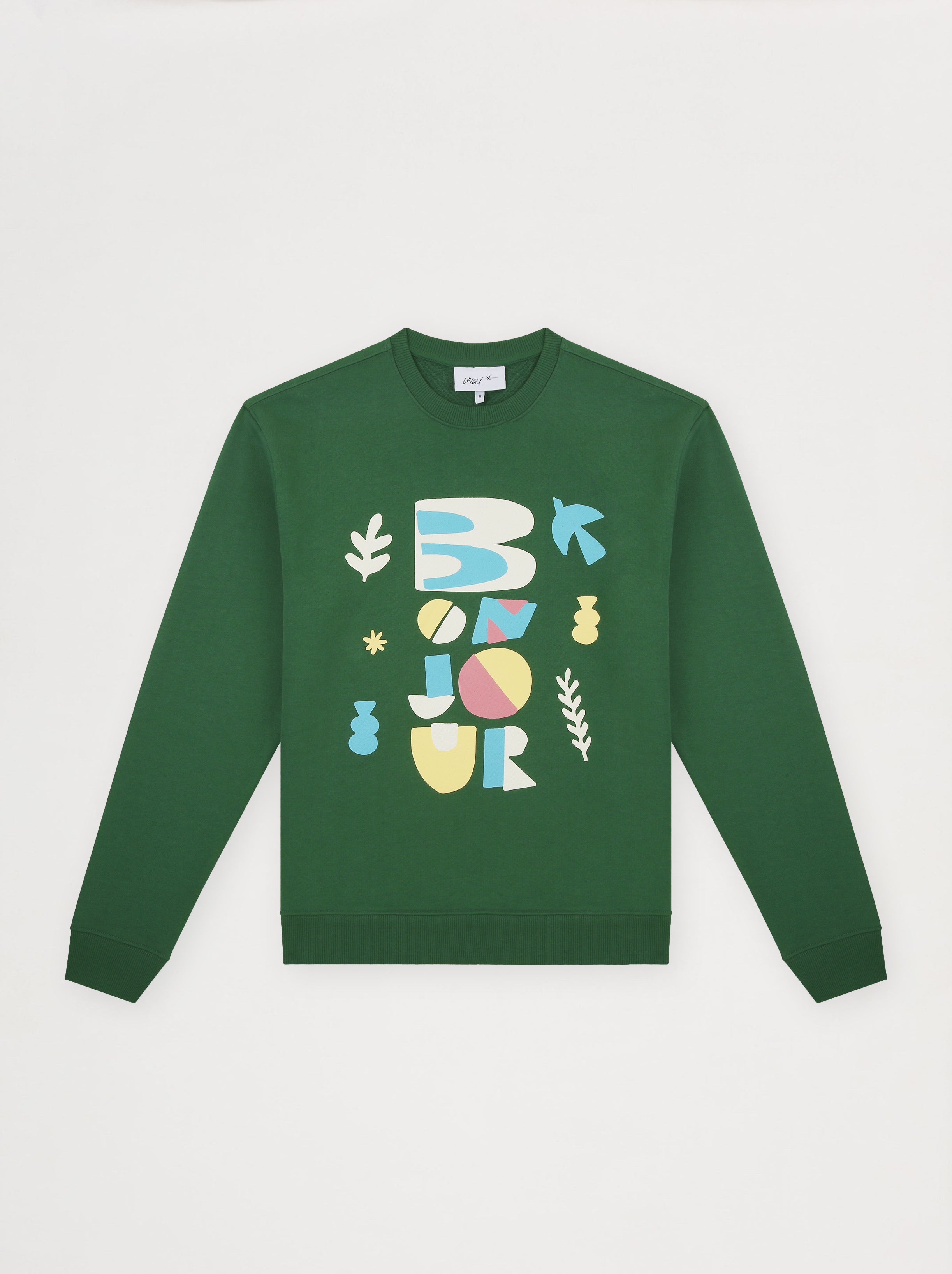 Sudadera Unisex Hola Verde