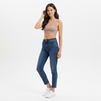 Camiseta sin mangas corta Urban Cut - Malva - Mujer