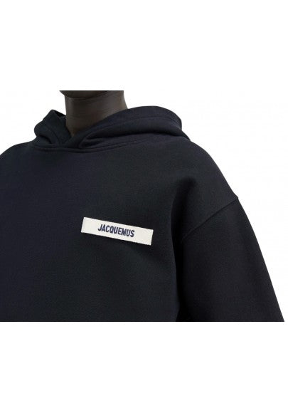 Gros Grain Hooded Hoodie – Jacquemus – Black