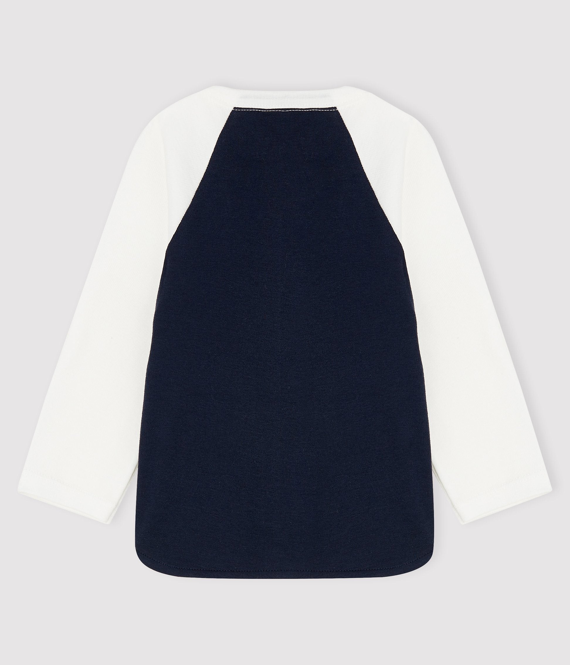 T-Shirt - Blanc Et Bleu Marine - Bébé Garçon