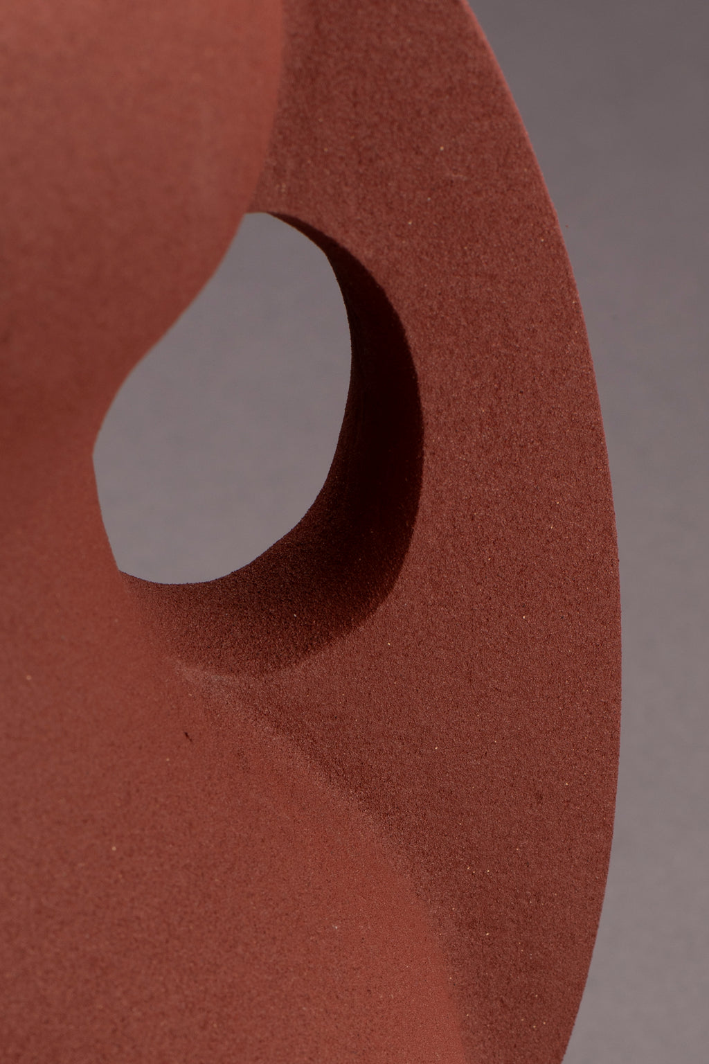Thiago M - Vase - Aluminium - Rouge Terracotta