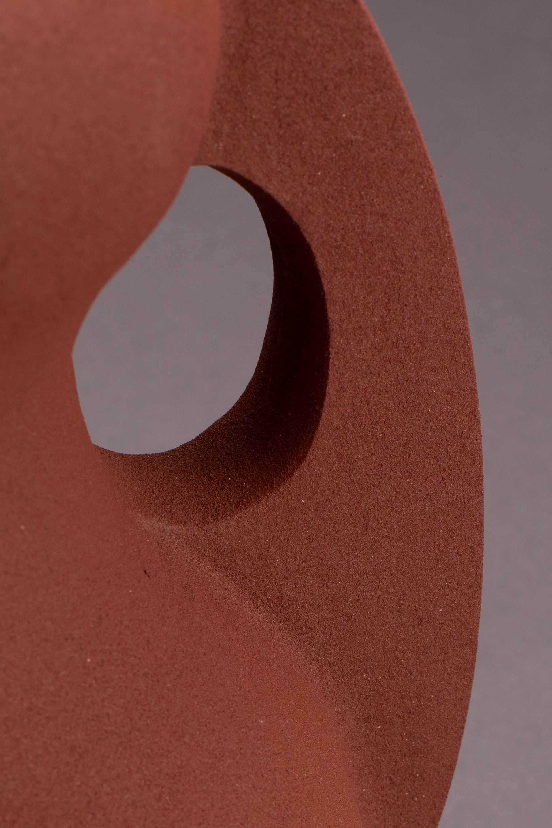 Thiago M - Vase - Aluminium - Rouge Terracotta