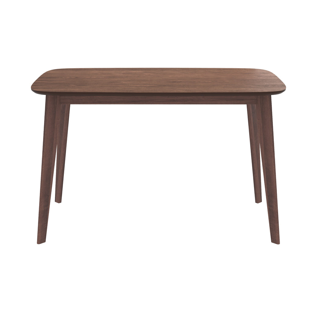 Oman - Table Rectangulaire 4 Personnes En Bois Foncé