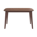 Oman - Table Rectangulaire 4 Personnes En Bois Foncé