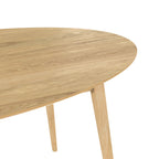 Eddy - Table Ovale 6 Personnes En Bois Clair