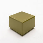 Gaia - Mesa auxiliar cuadrada - Lacada - Verde oliva