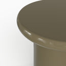 Apoline - Table D'Appoint Laquée Vert Kaki En Mdf