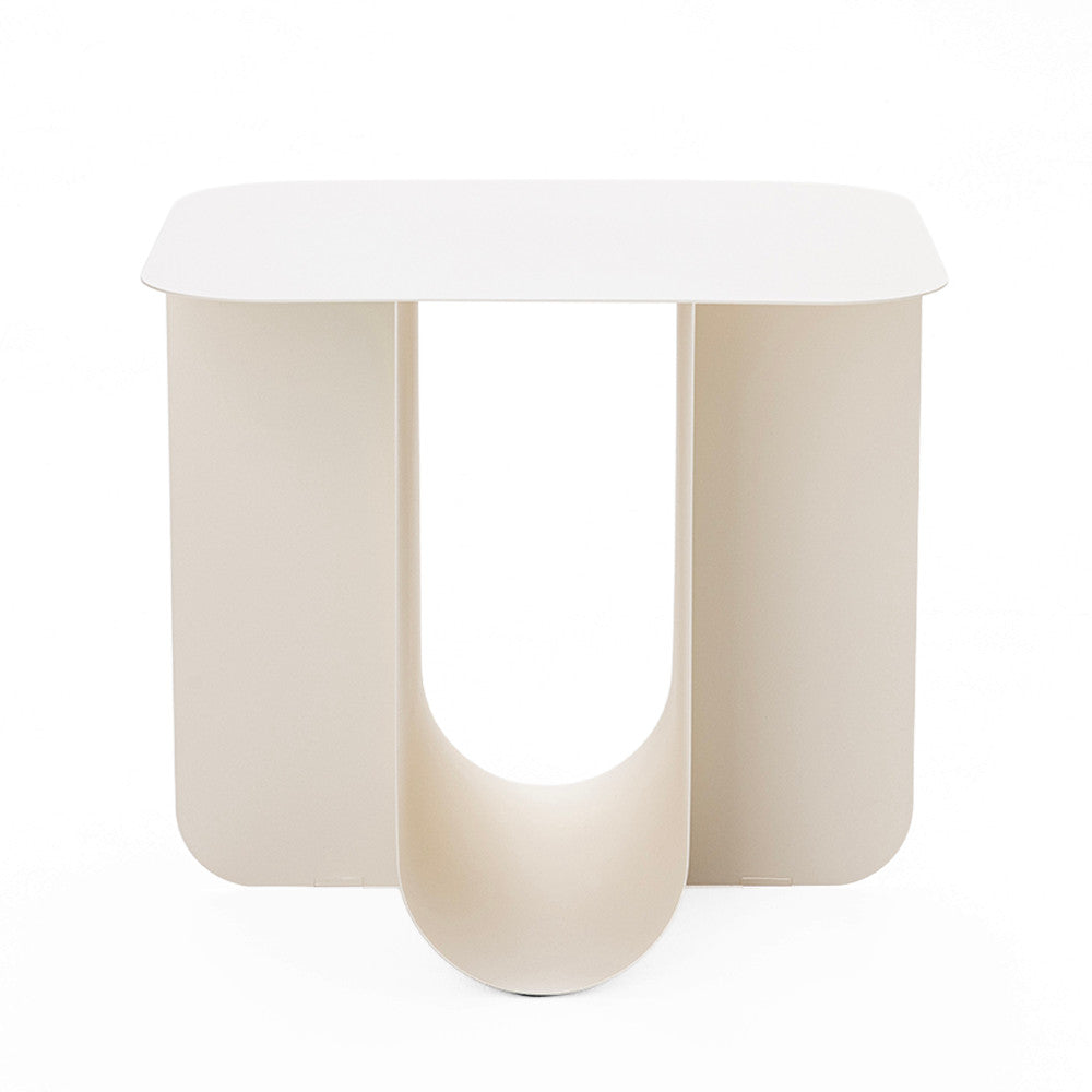 Blum - Mesa auxiliar - Metal - Beige