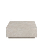 Lipani - Square Coffee Table - Marble Effect - Greige