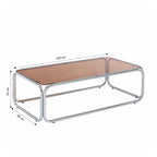 Maggy - Table Basse - Orange Foncé