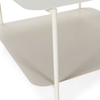 Judith - Double-Top Coffee Table - Metal - Beige