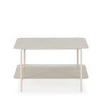 Judith - Double-Top Coffee Table - Metal - Beige