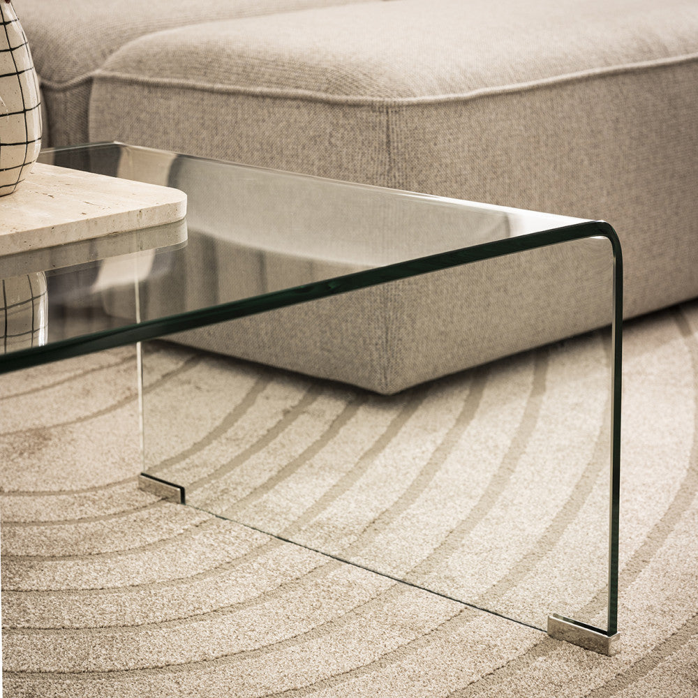 Nido - Mesa de centro - Cristal - Transparente