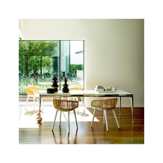 MAGIS - Table Big Will 290 X 125 Cm De Magis - Aluminium Poli / Blanc