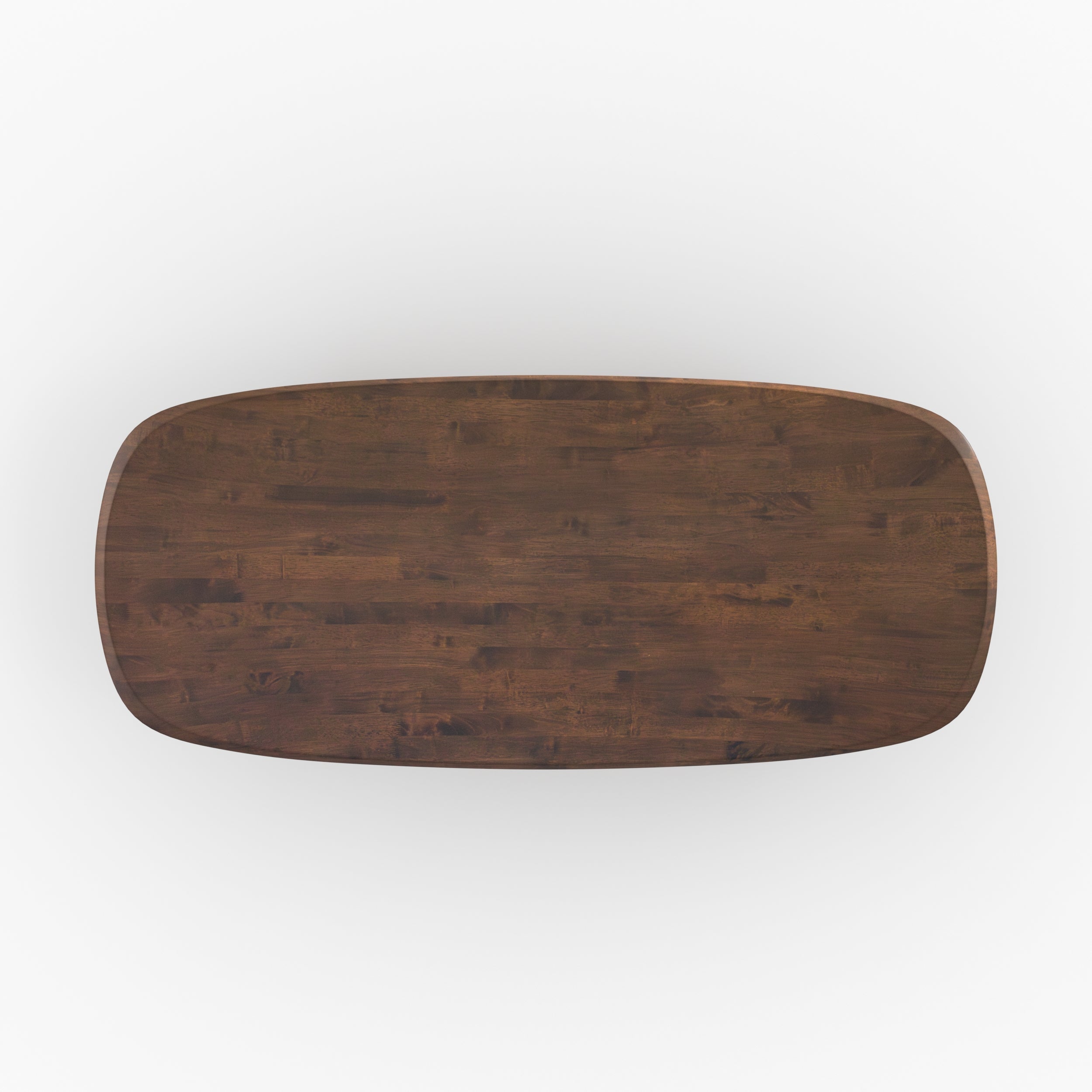 Aladin - Rectangular Table in Dark Solid Rubberwood for 10 People