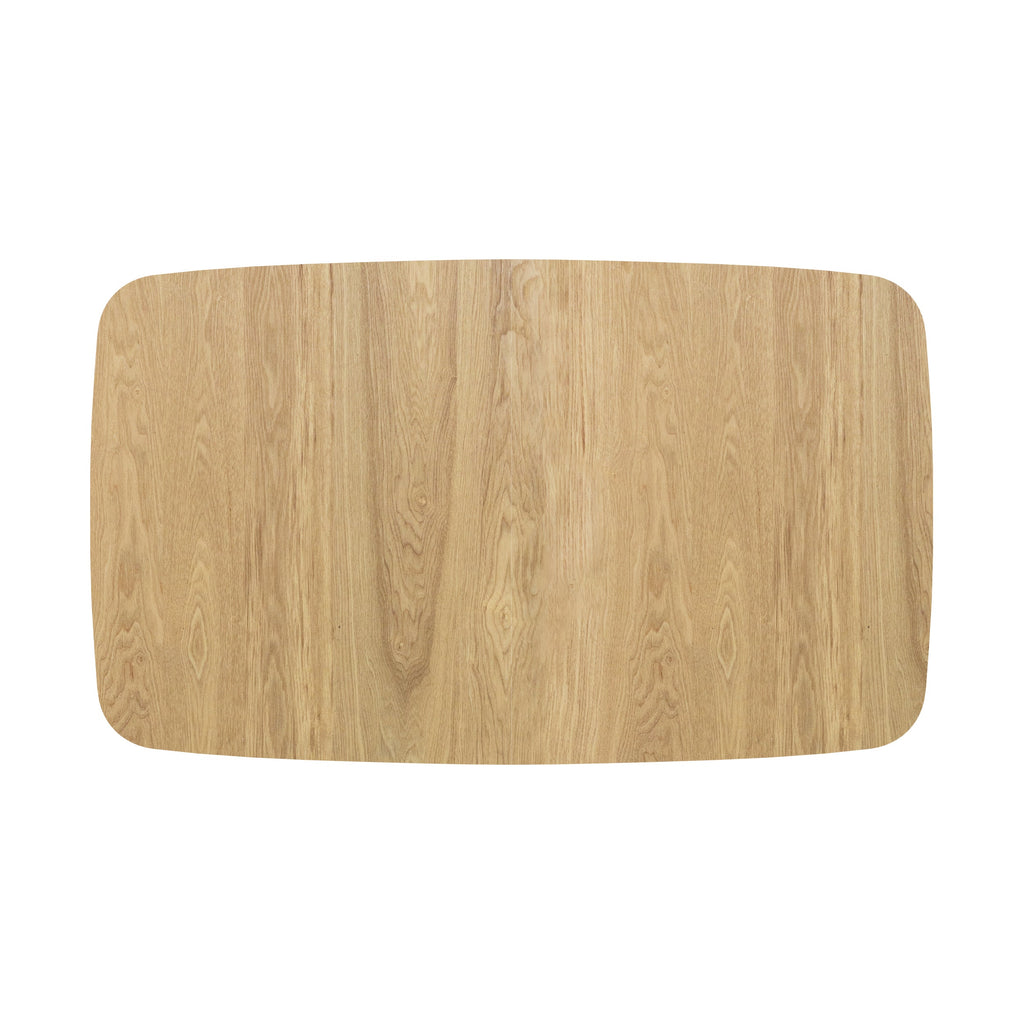 Omán - Mesa rectangular para 4/6 personas extensible en madera clara