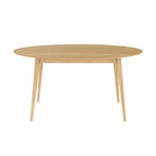 Eddy - Table Ovale 6 Personnes En Bois Clair
