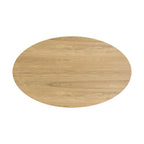 Eddy - Table Ovale 6 Personnes En Bois Clair