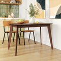 Oman - Table Rectangulaire 4 Personnes En Bois Foncé