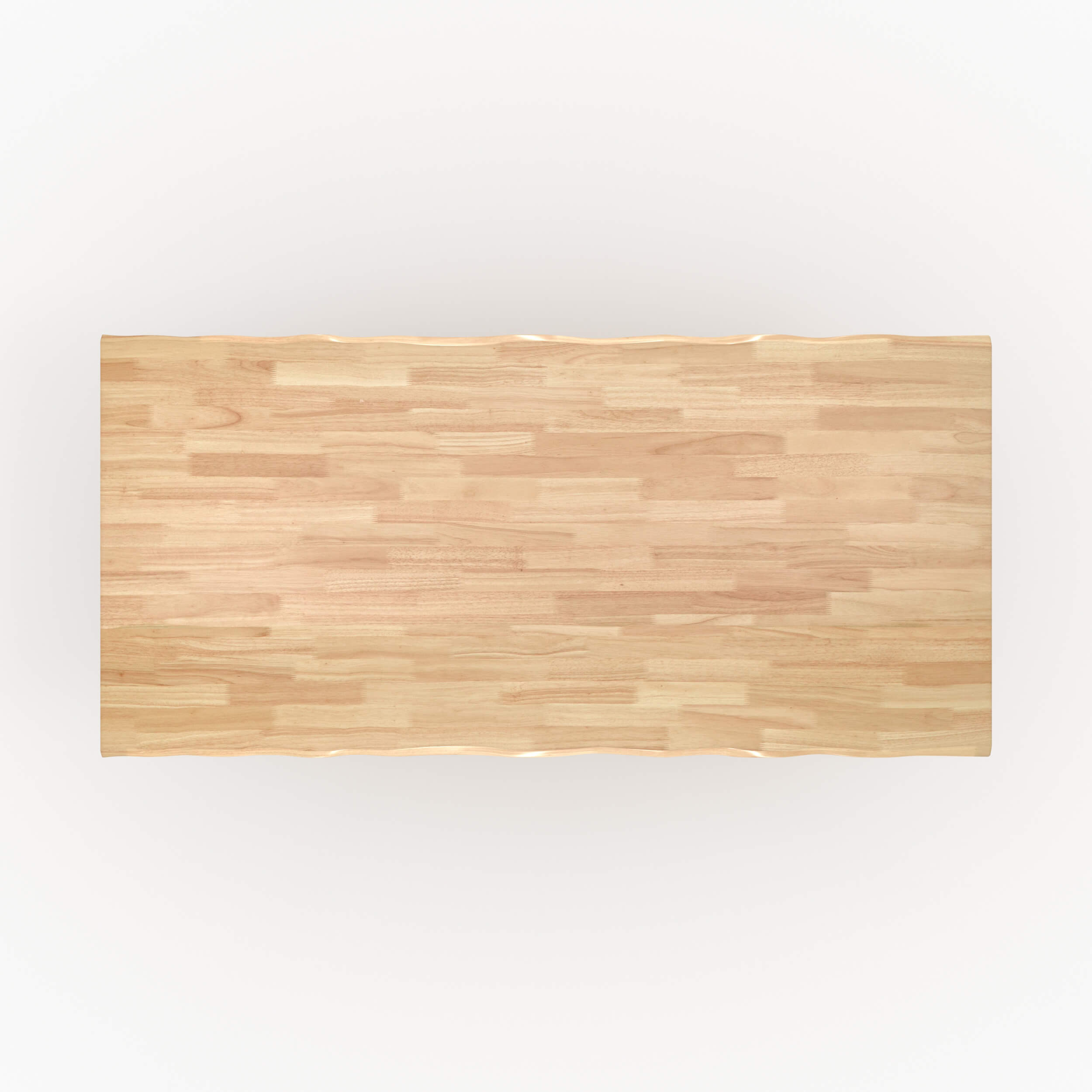 Robin - Rectangular Table in Light Solid Rubberwood for 8 People